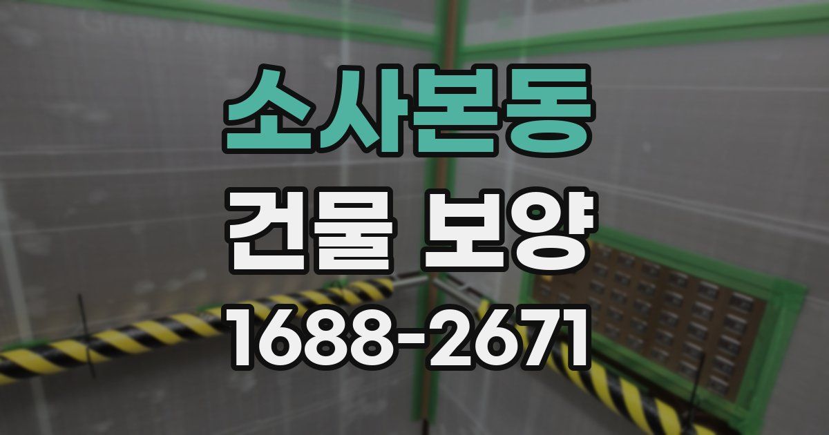 소사본동 건물 보양