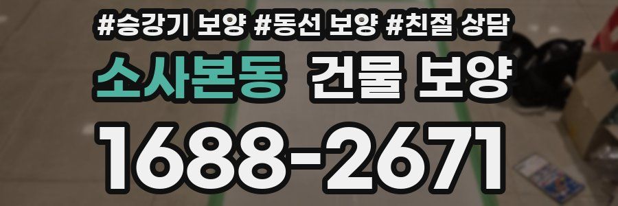 소사본동 건물 보양