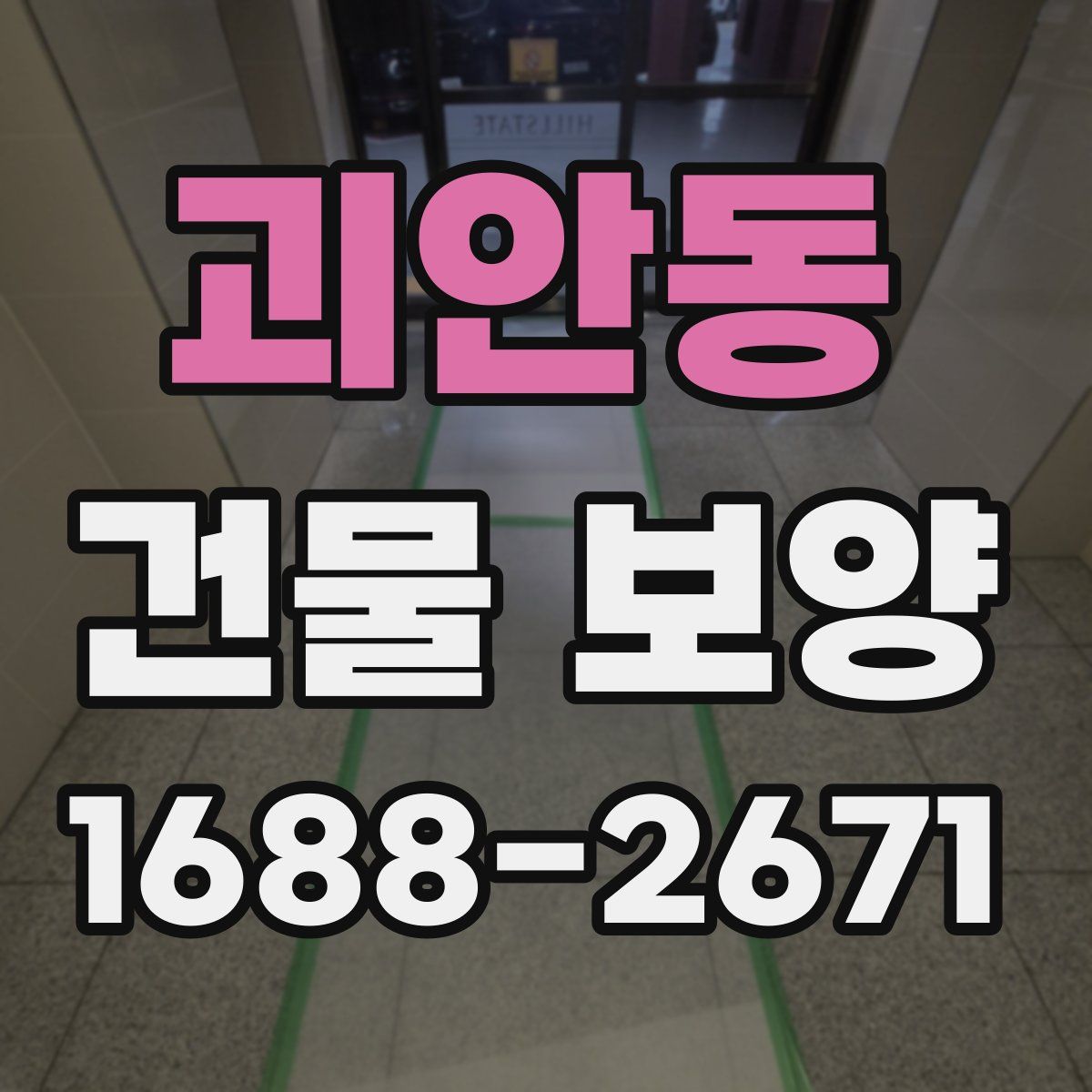 괴안동 건물 보양