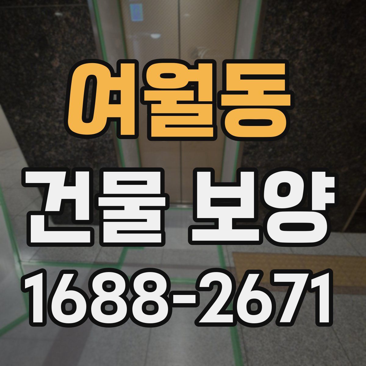 여월동 건물 보양