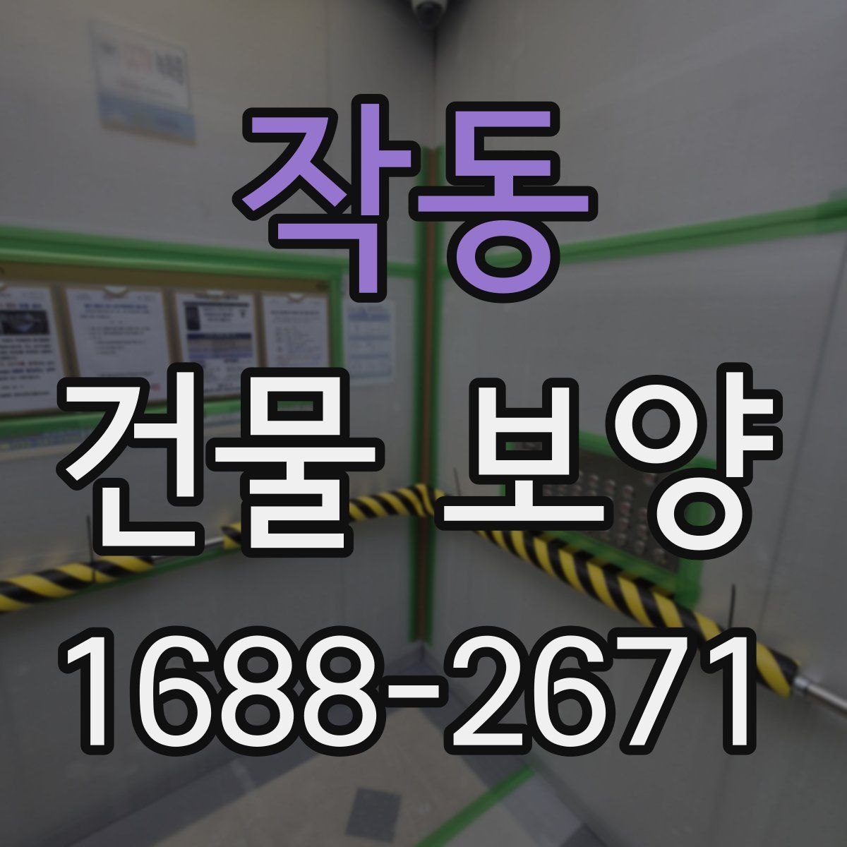 작동 건물 보양