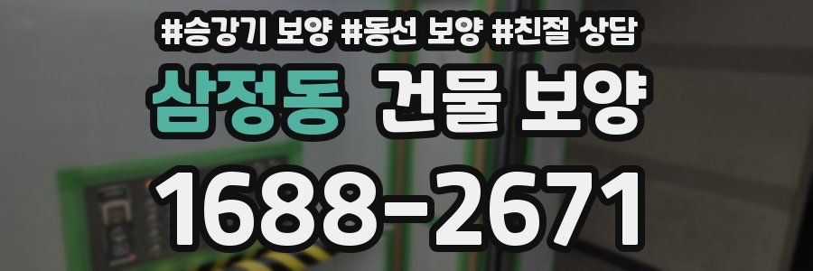 삼정동 건물 보양