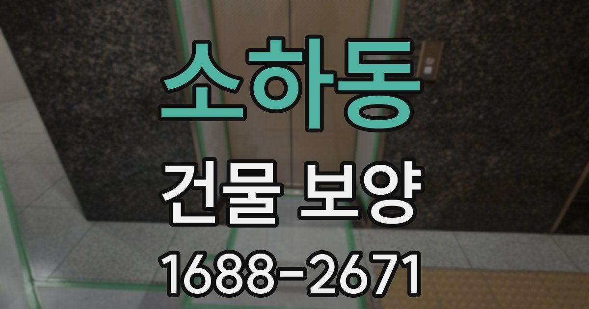 소하동 건물 보양