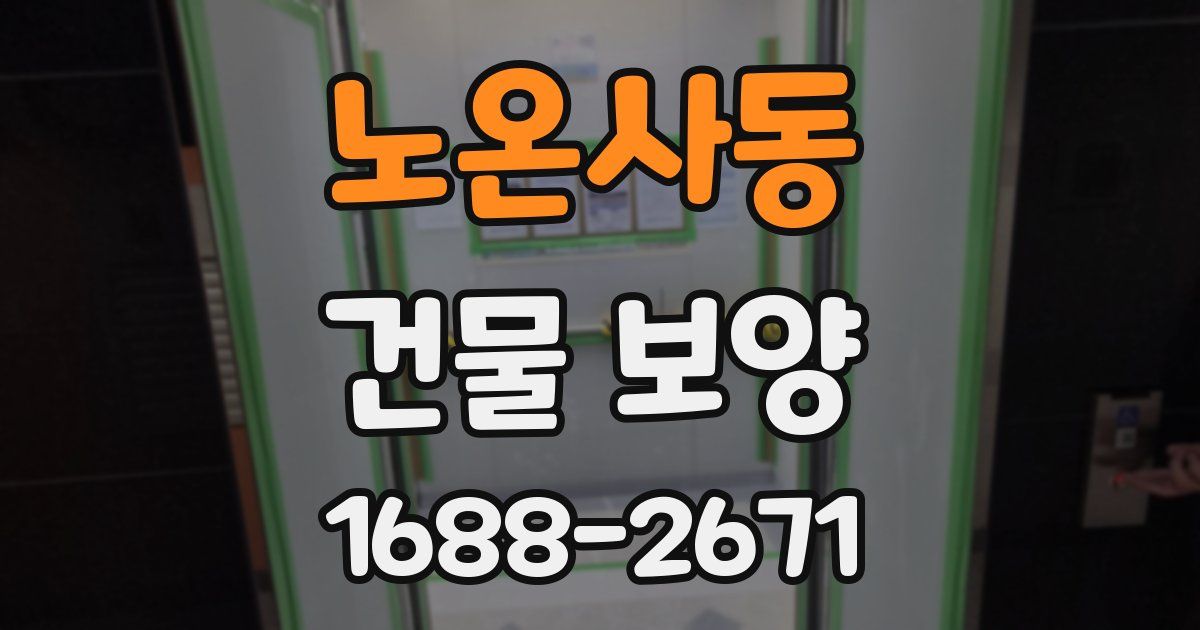 노온사동 건물 보양