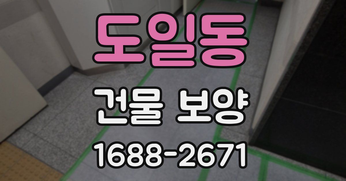 도일동 건물 보양