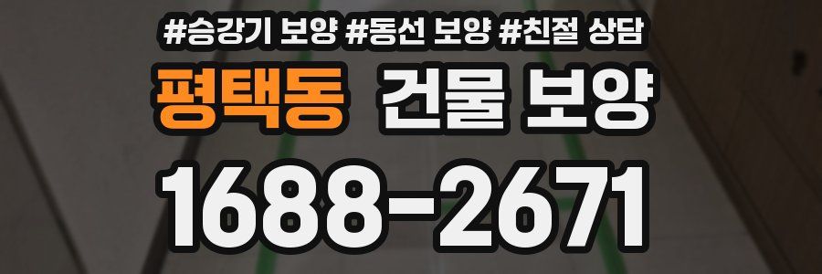 평택동 건물 보양