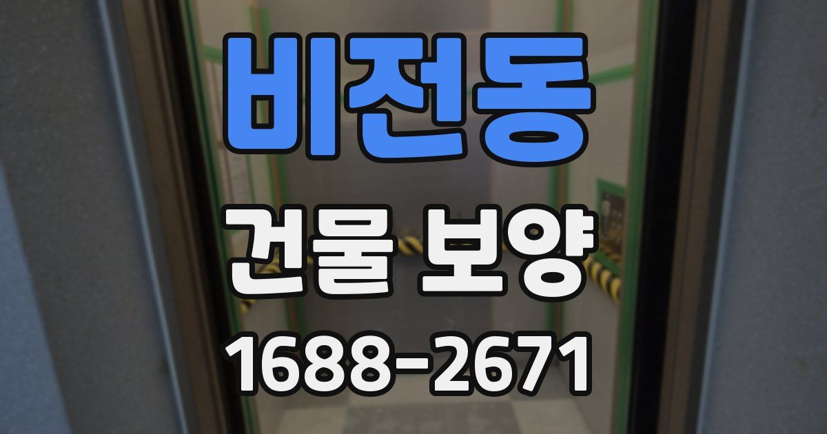 비전동 건물 보양