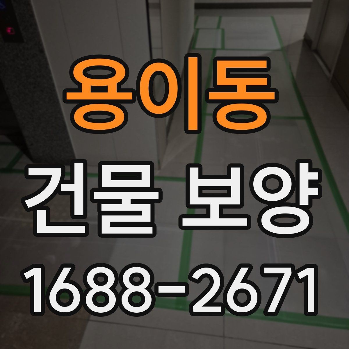 용이동 건물 보양 현장에서 쓰는 주요 자재 비교