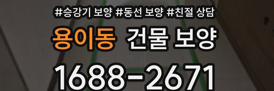 용이동 건물 보양