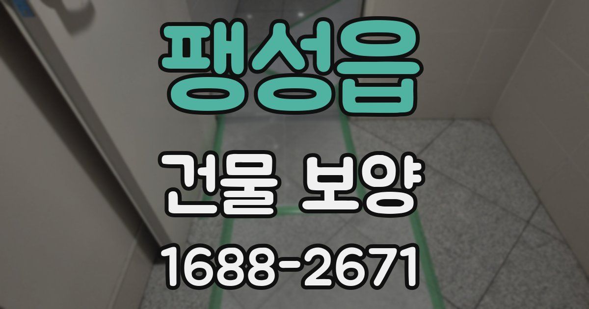 팽성읍 건물 보양