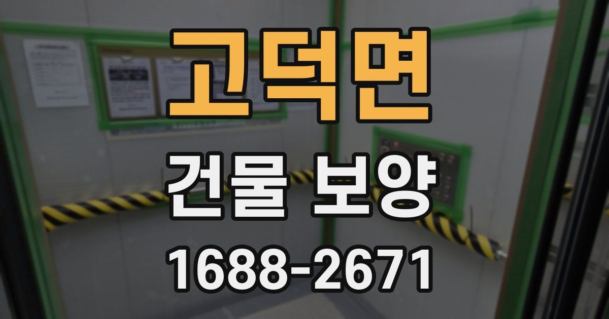 고덕면 건물 보양