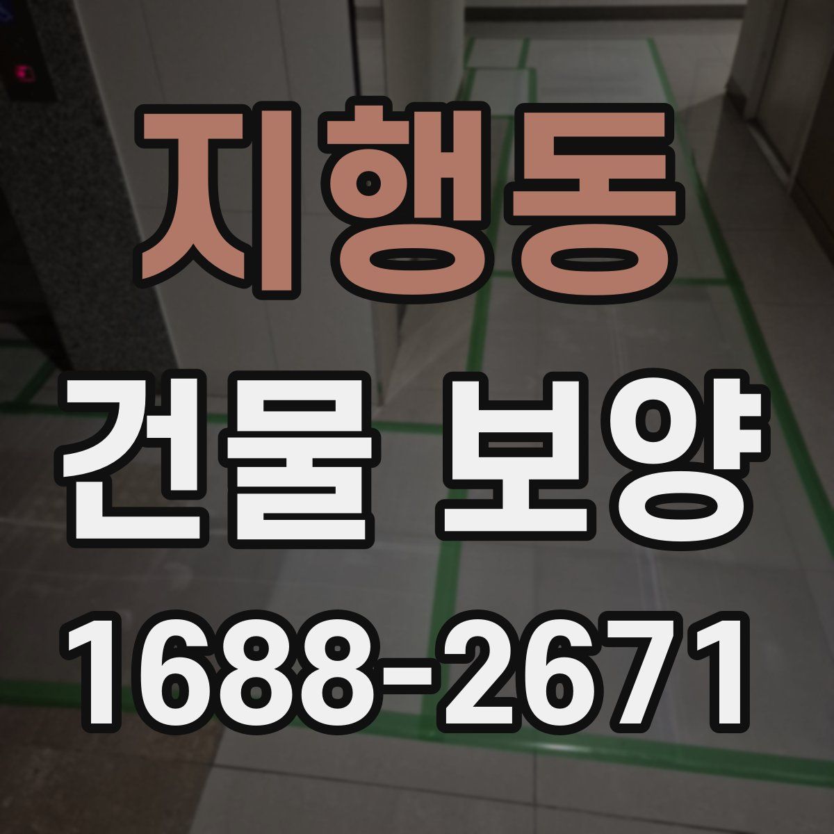 지행동 건물 보양