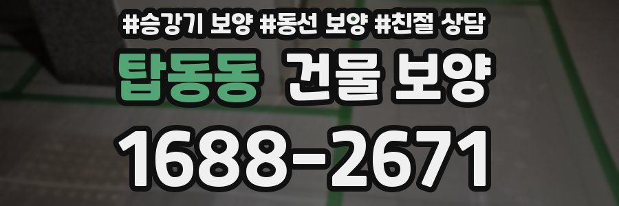 탑동동 건물 보양