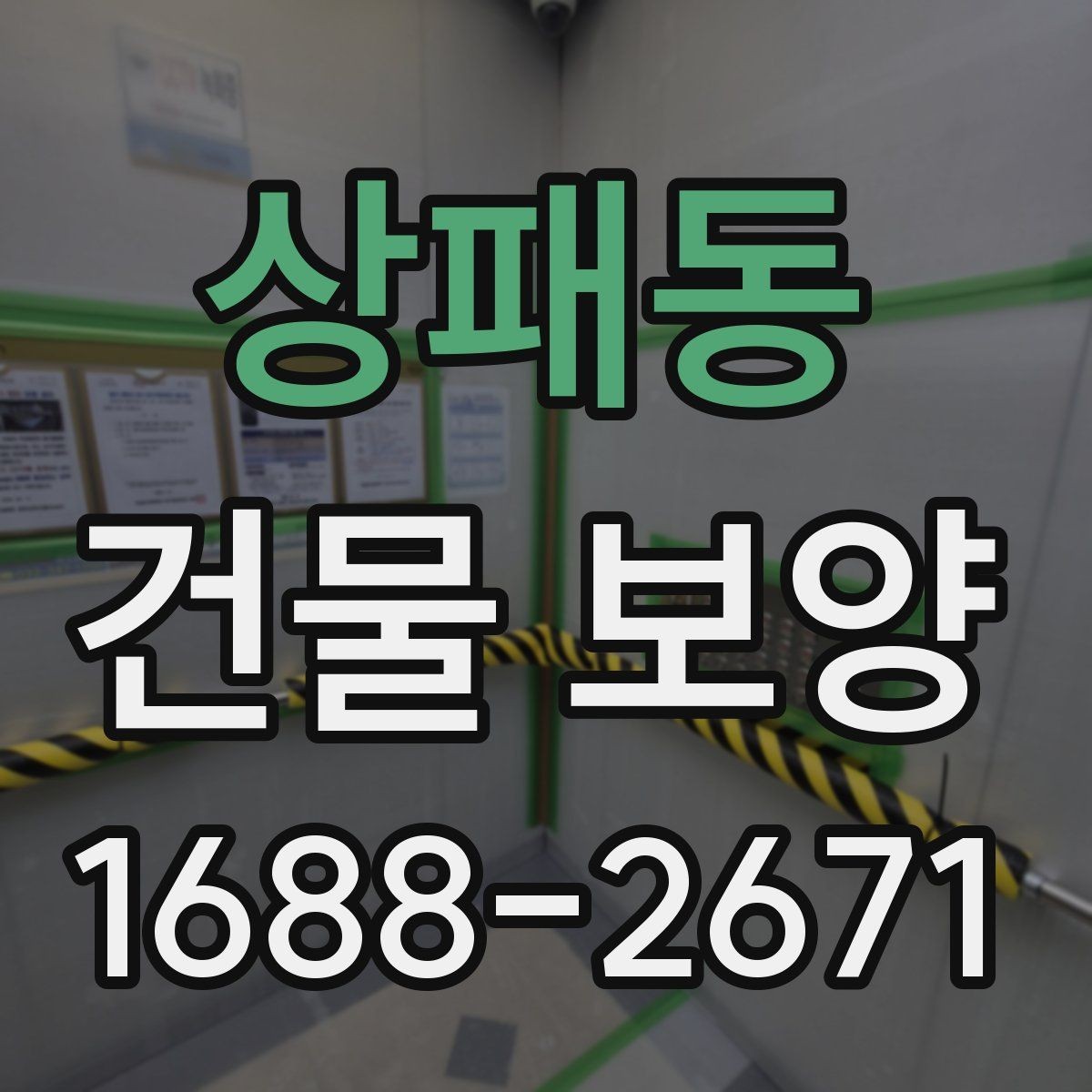 상패동 건물 보양 후 마감 상태 확인 방법