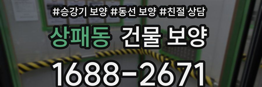 상패동 건물 보양