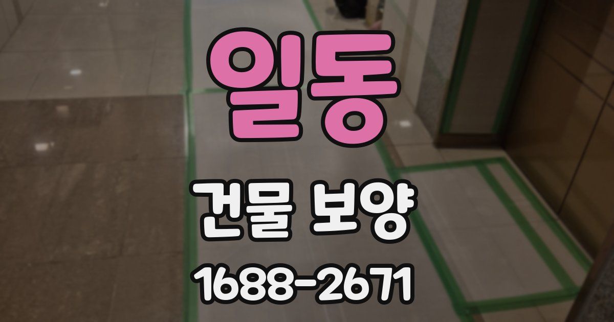 일동 건물 보양