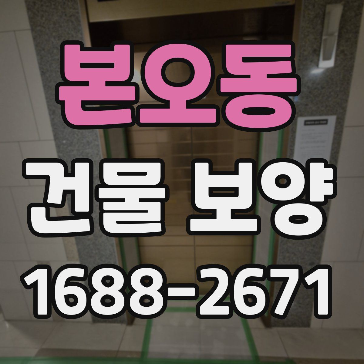 본오동 건물 보양