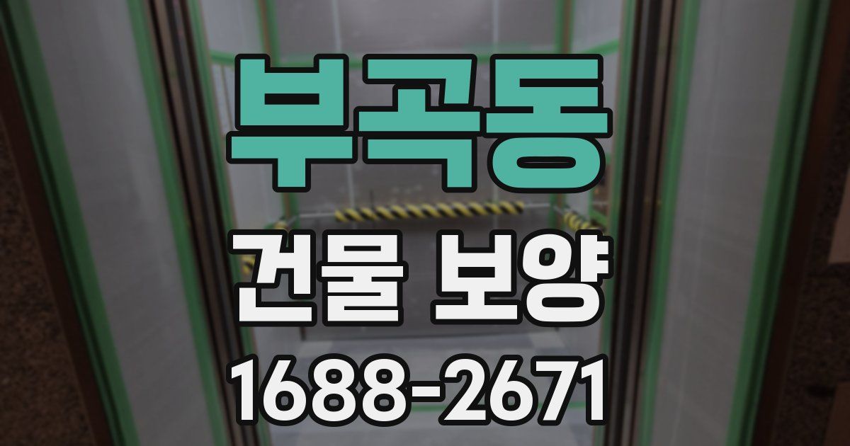 부곡동 건물 보양