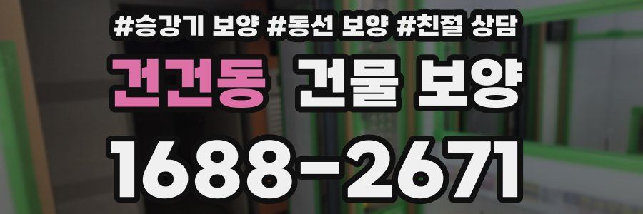 건건동 건물 보양