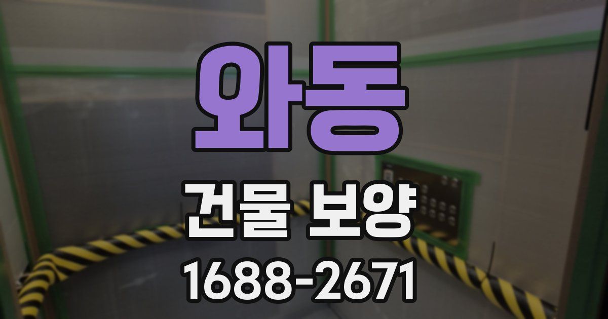 와동 건물 보양