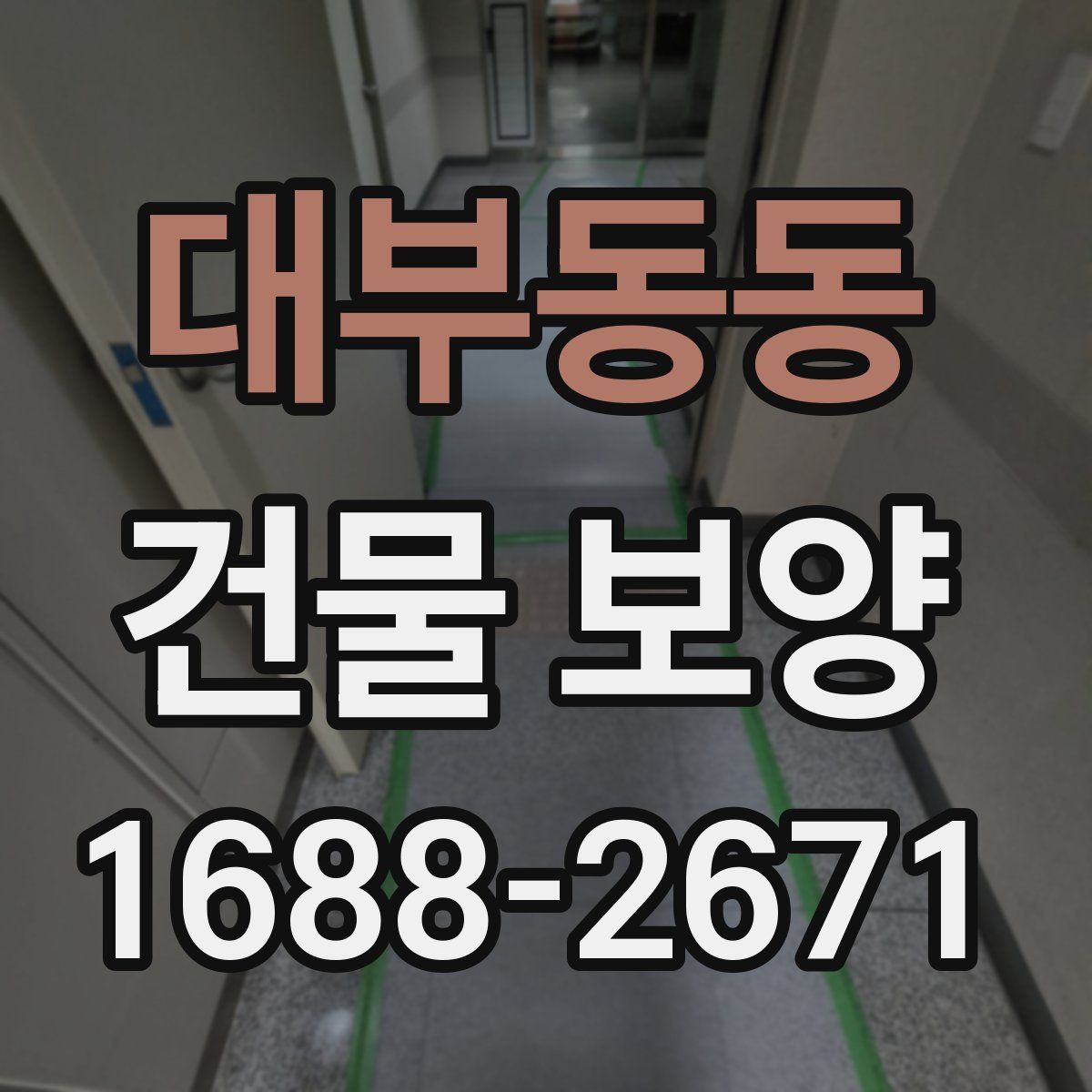 대부동동 건물 보양