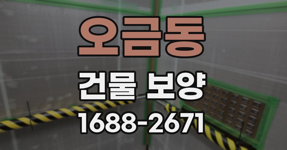 오금동 건물 보양