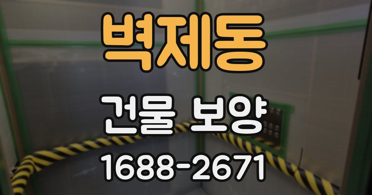 벽제동 건물 보양