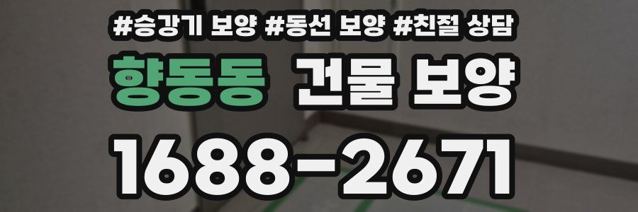향동동 건물 보양