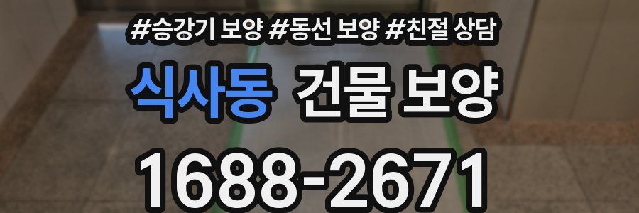 식사동 건물 보양