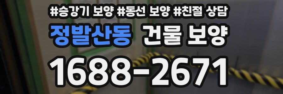 정발산동 건물 보양
