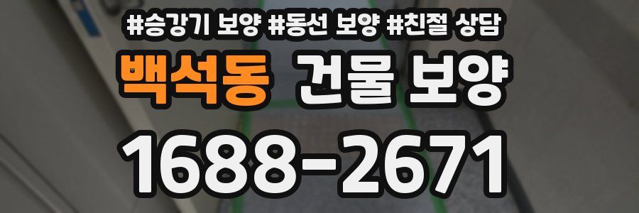 백석동 건물 보양