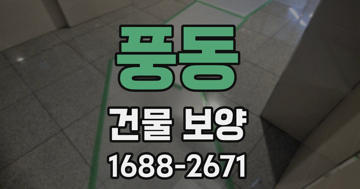 풍동 건물 보양