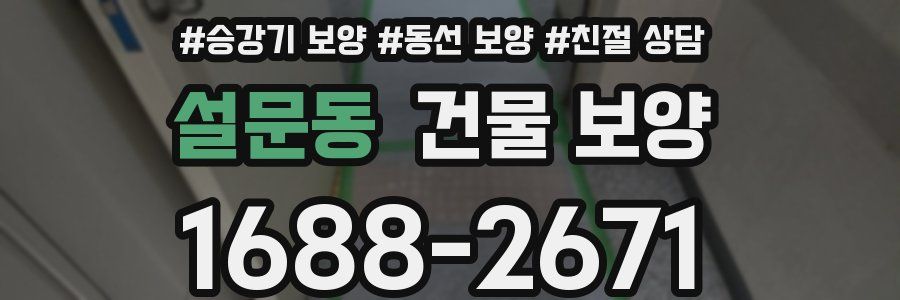 설문동 건물 보양