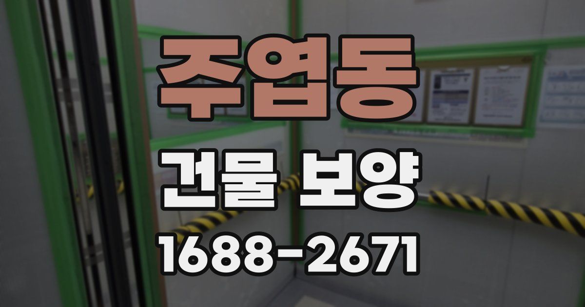 주엽동 건물 보양