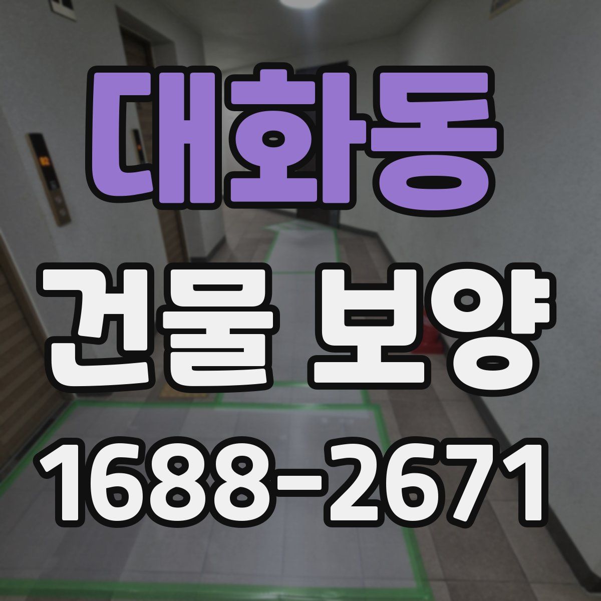 대화동 건물 보양