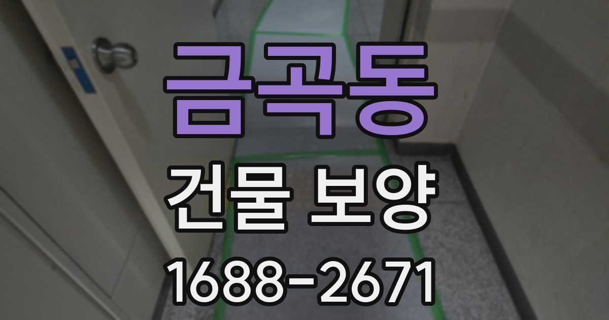 금곡동 건물 보양