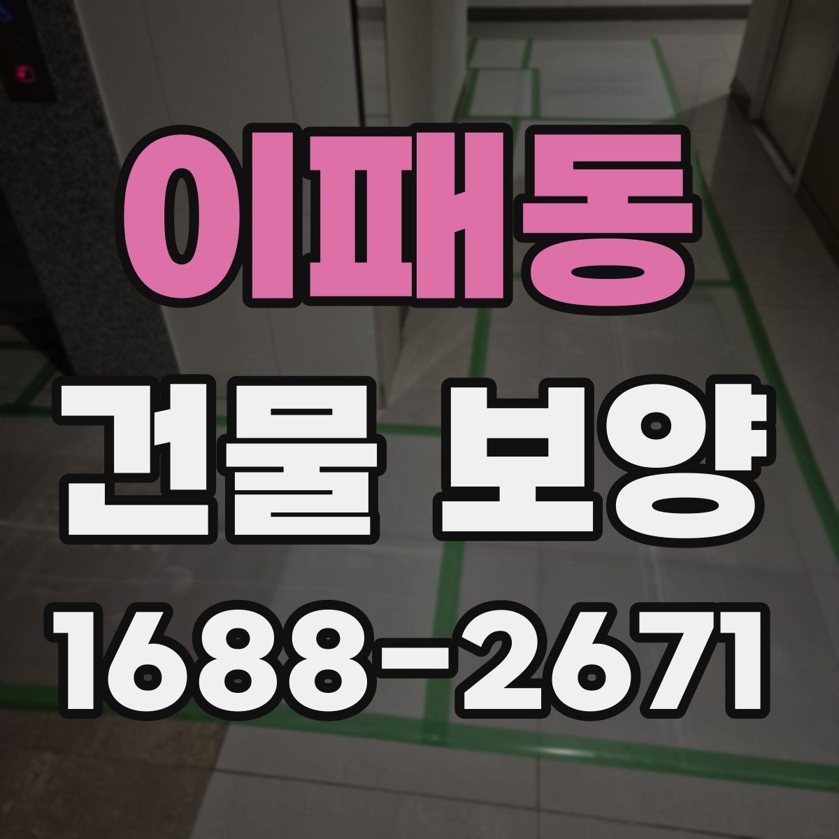 이패동 건물 보양 작업의 단계별 진행 방식
