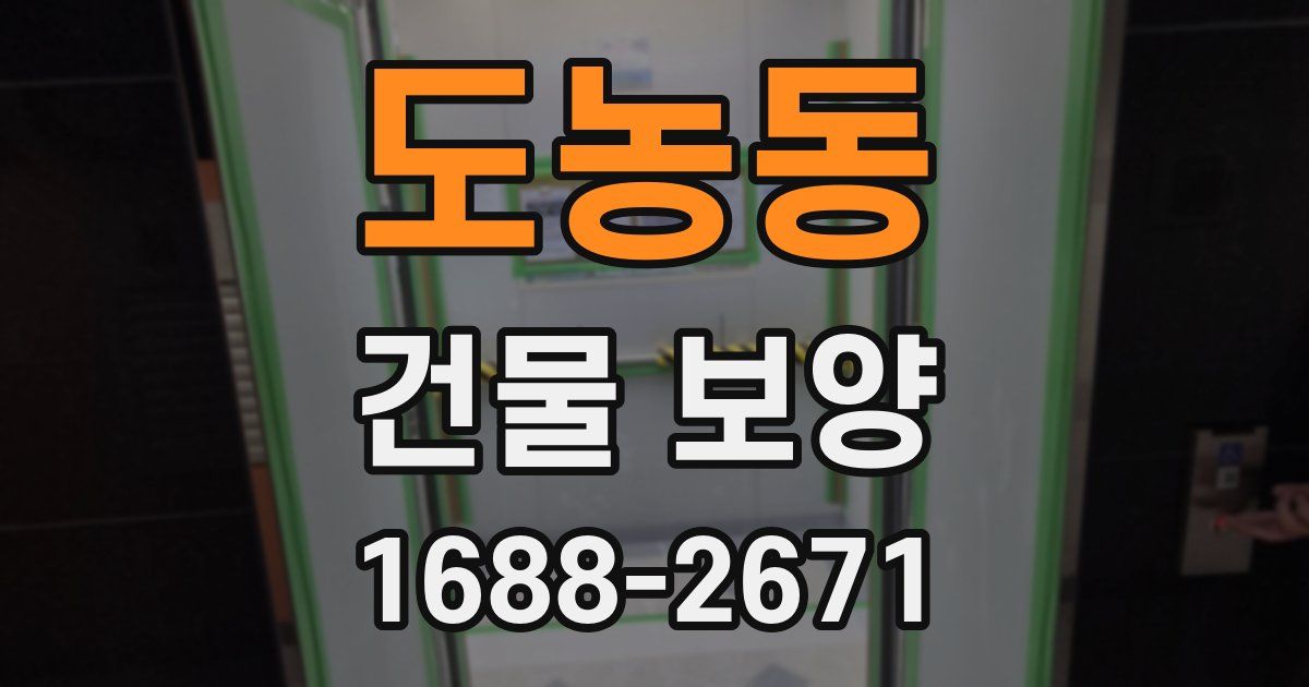 도농동 건물 보양