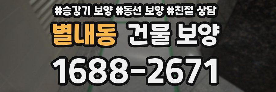 별내동 건물 보양