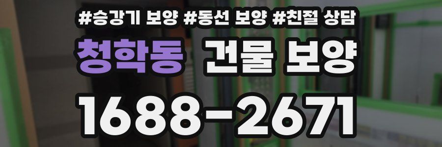 청학동 건물 보양