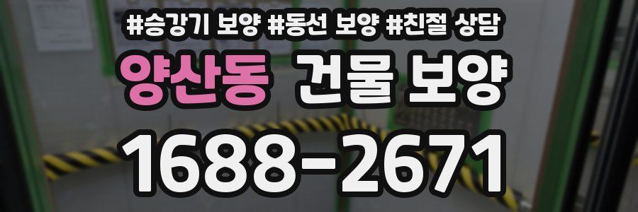 양산동 건물 보양