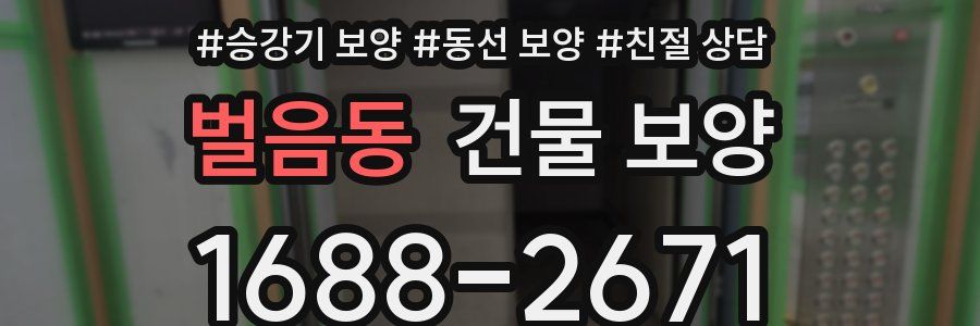벌음동 건물 보양