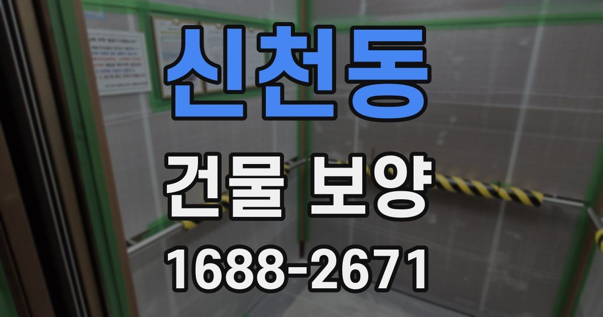 신천동 건물 보양