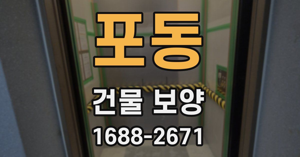 포동 건물 보양