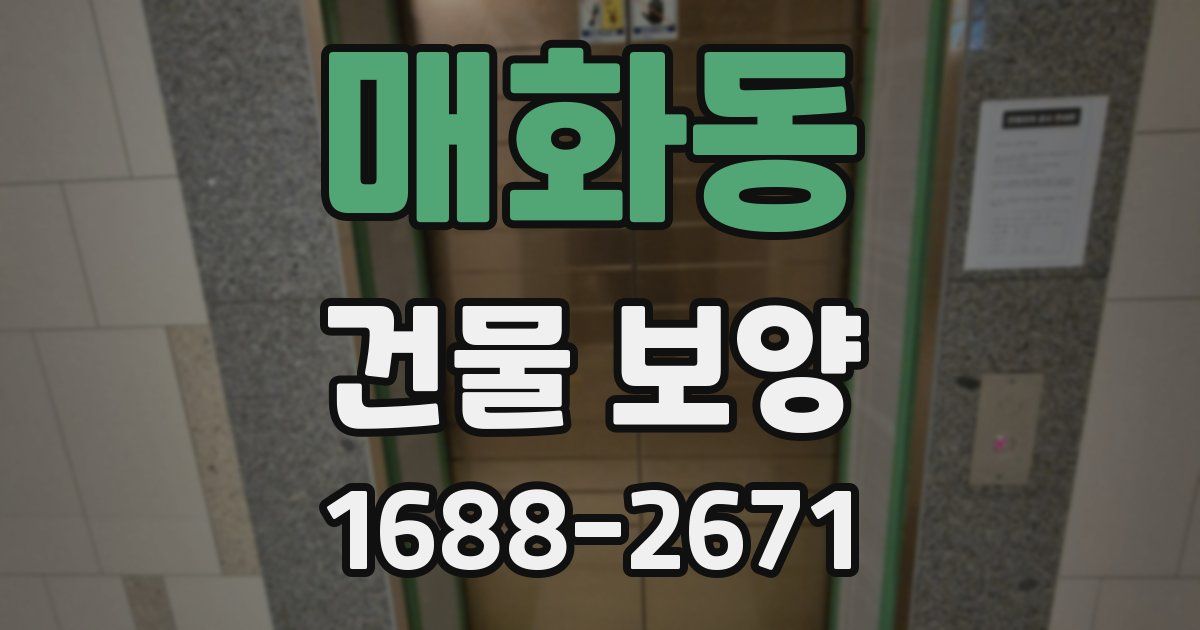 매화동 건물 보양