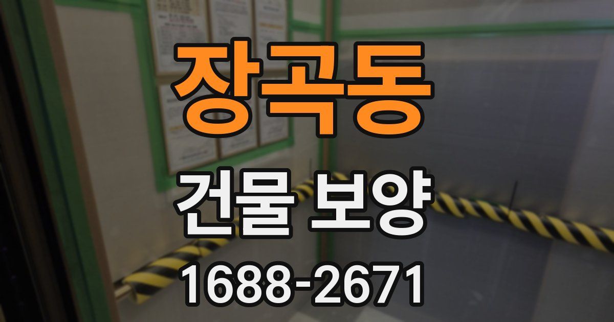 장곡동 건물 보양