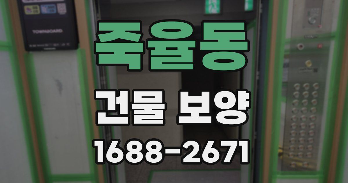 죽율동 건물 보양