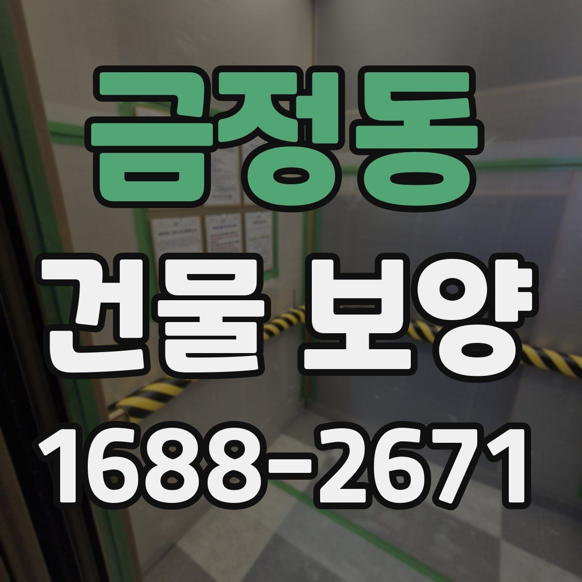 금정동 건물 보양 작업의 흐름을 한눈에 정리