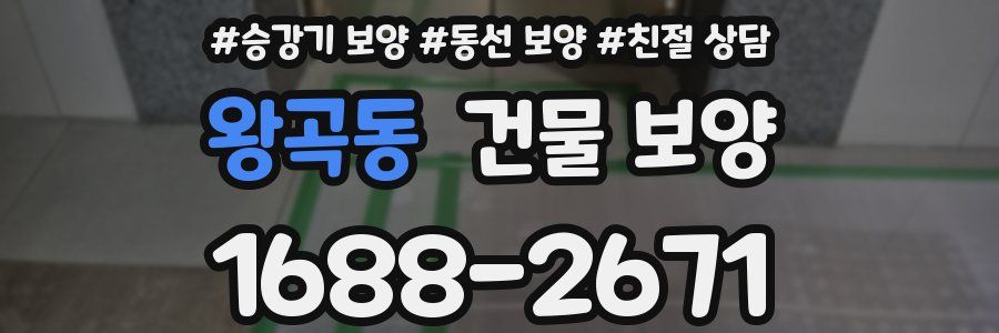 왕곡동 건물 보양