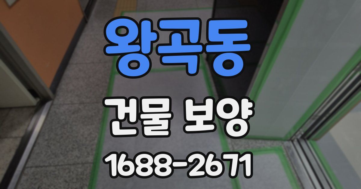 왕곡동 건물 보양